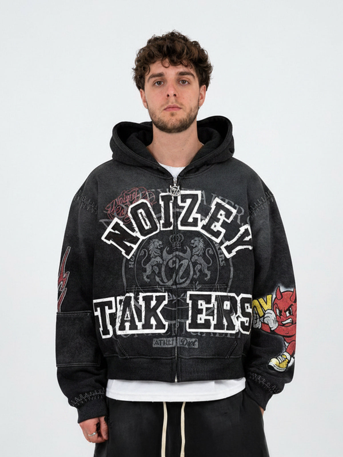 University Boxy Zip Up