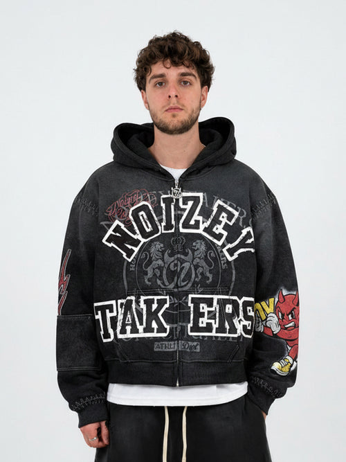 University Boxy Zip Up
