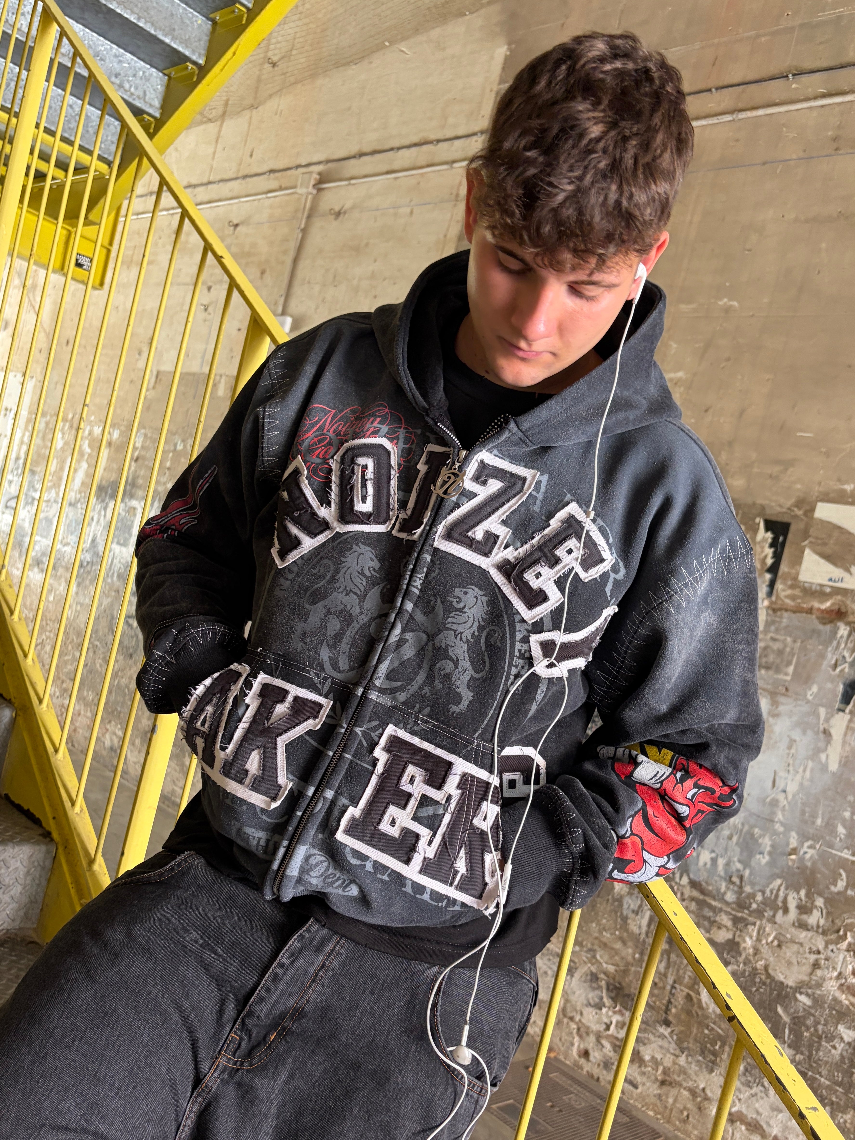 University Boxy Zip Up